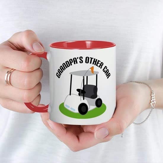 CafePress Grandpa Golf Cart Mug Ceramic Coffee Mug, Tea Cup 11 oz