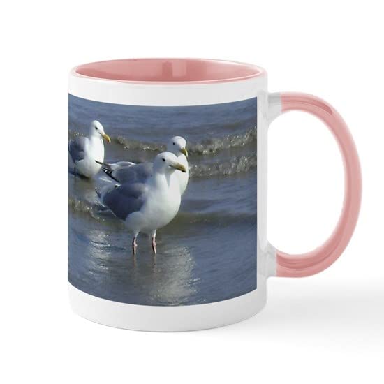 CafePress Seagull Heaven Mug Ceramic Coffee Mug, Tea Cup 11 oz