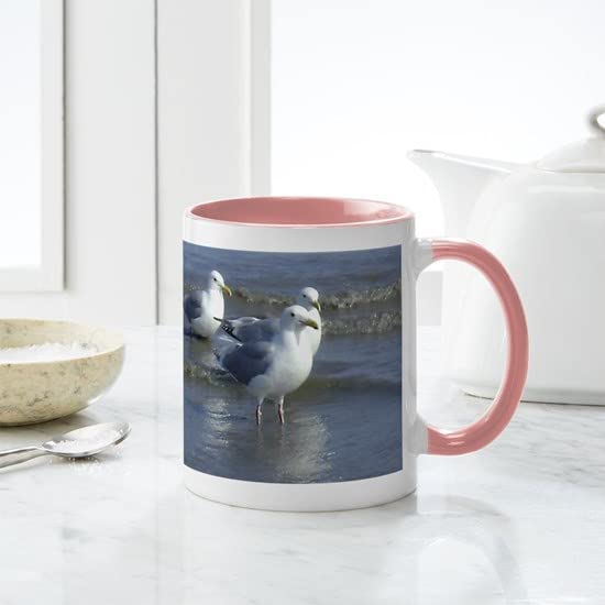 CafePress Seagull Heaven Mug Ceramic Coffee Mug, Tea Cup 11 oz