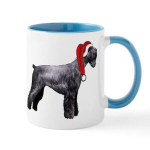 cafepress giant schnauzer christmas mug ceramic coffee mug, tea cup 11 oz