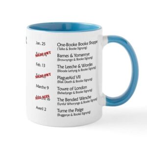 CafePress Chaucer 1392 England Tour Mug Ceramic Coffee Mug, Tea Cup 11 oz