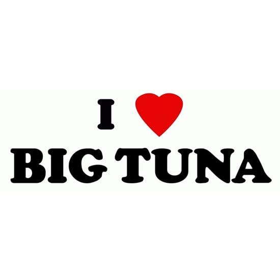 CafePress I Love BIG TUNA Mug Ceramic Coffee Mug, Tea Cup 11 oz