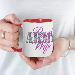 CafePress Proud Army Wife ACU Mug Ceramic Coffee Mug, Tea Cup 11 oz