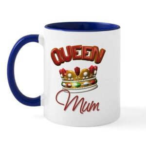 cafepress queen mum mug ceramic coffee mug, tea cup 11 oz