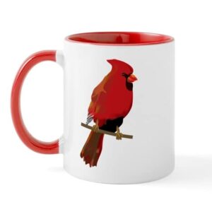 cafepress male cardinal mug ceramic coffee mug, tea cup 11 oz