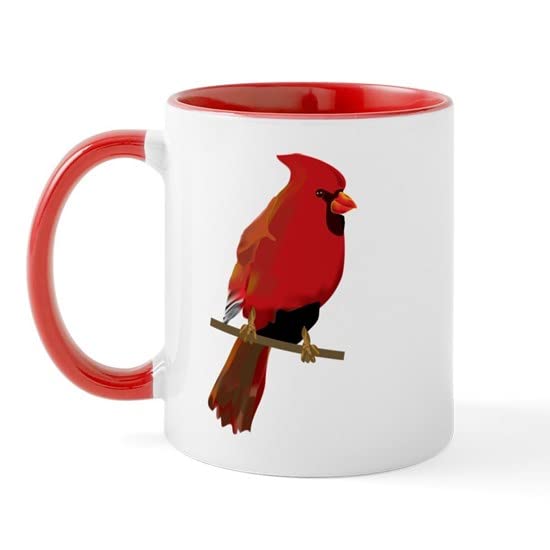 CafePress Male Cardinal Mug Ceramic Coffee Mug, Tea Cup 11 oz