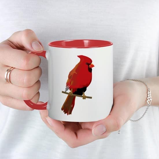 CafePress Male Cardinal Mug Ceramic Coffee Mug, Tea Cup 11 oz