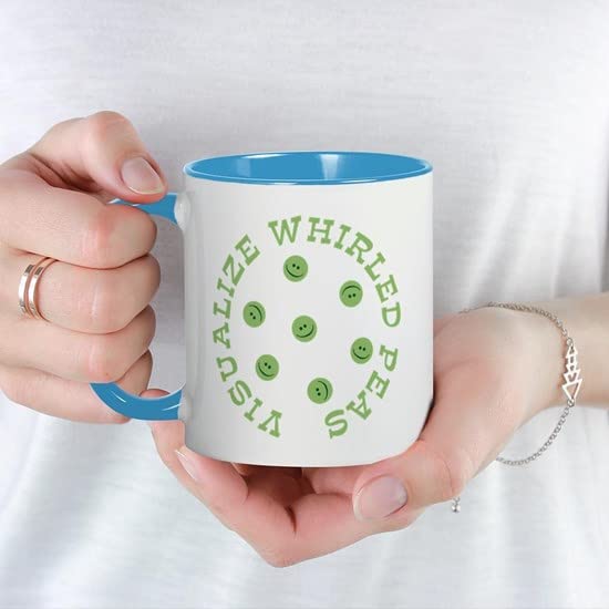 CafePress Visualize Whirled Peas Mug Ceramic Coffee Mug, Tea Cup 11 oz