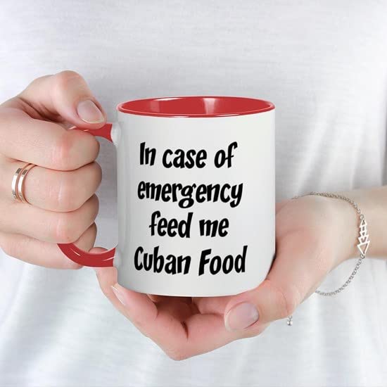 CafePress Feed Me Cuban Food Mug Ceramic Coffee Mug, Tea Cup 11 oz