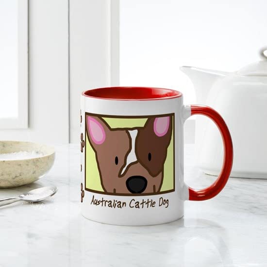 CafePress Anime Red Heeler Mug Ceramic Coffee Mug, Tea Cup 11 oz