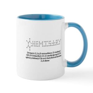 cafepress chemistry molecule mug ceramic coffee mug, tea cup 11 oz