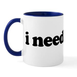 cafepress i need a nap mug ceramic coffee mug, tea cup 11 oz