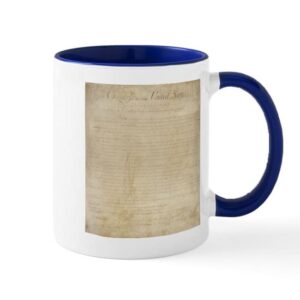 cafepress bill of rights mug ceramic coffee mug, tea cup 11 oz
