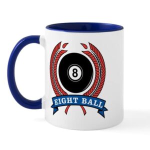 cafepress billiards eight ball mug ceramic coffee mug, tea cup 11 oz