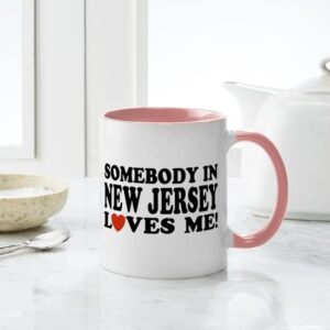 CafePress Somebody In New Jersey Loves Me! Mug Ceramic Coffee Mug, Tea Cup 11 oz