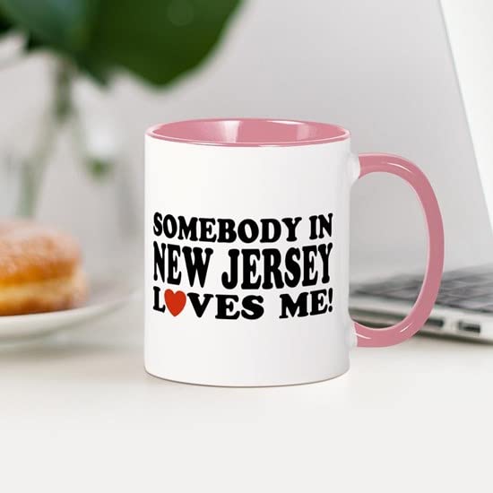 CafePress Somebody In New Jersey Loves Me! Mug Ceramic Coffee Mug, Tea Cup 11 oz