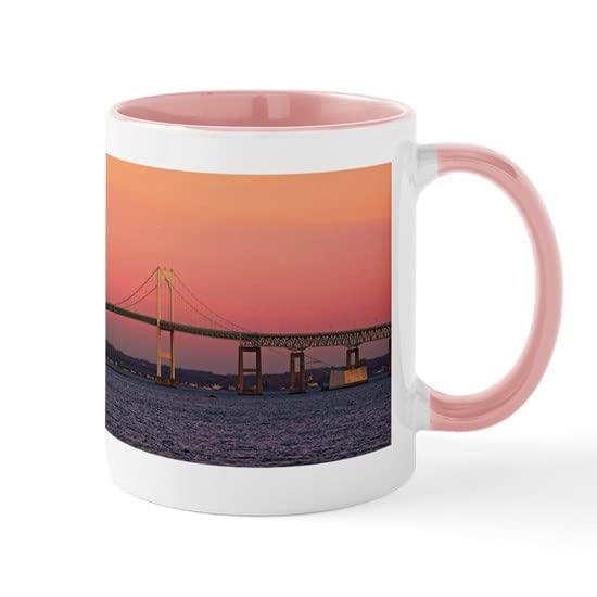 CafePress Newport Bridge, Rhode Island Coffee Mug Ceramic Coffee Mug, Tea Cup 11 oz