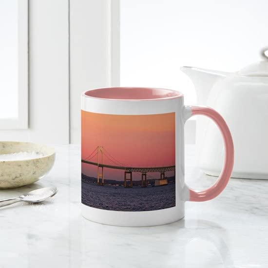 CafePress Newport Bridge, Rhode Island Coffee Mug Ceramic Coffee Mug, Tea Cup 11 oz