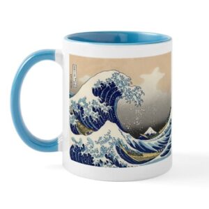 cafepress the great wave by hokusai mug ceramic coffee mug, tea cup 11 oz