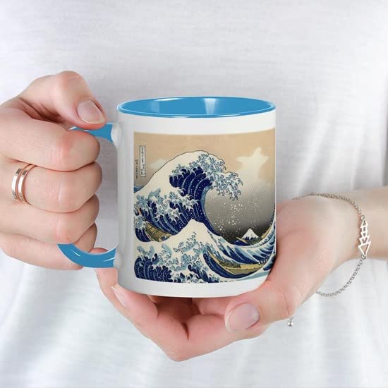 CafePress The Great Wave By Hokusai Mug Ceramic Coffee Mug, Tea Cup 11 oz
