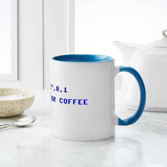 CafePress Commodore 64 Load Coffee Mug Ceramic Coffee Mug, Tea Cup 11 oz