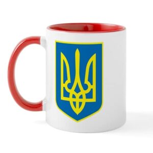 cafepress ukraine coat of arms mug ceramic coffee mug, tea cup 11 oz
