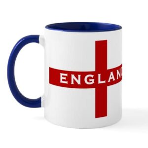 cafepress england shirt copy mugs ceramic coffee mug, tea cup 11 oz