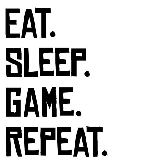 CafePress Eat Sleep Game Repeat Mugs Ceramic Coffee Mug, Tea Cup 11 oz