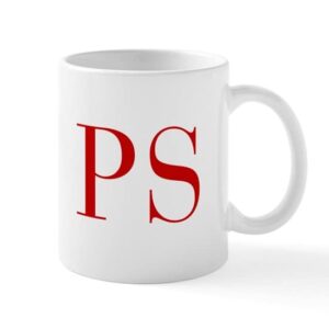 cafepress ps bod red2 mugs ceramic coffee mug, tea cup 11 oz