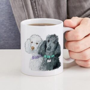 CafePress Two Poodles Mug Ceramic Coffee Mug, Tea Cup 11 oz