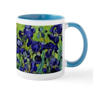 cafepress van gogh irises, st. remy mugs ceramic coffee mug, tea cup 11 oz