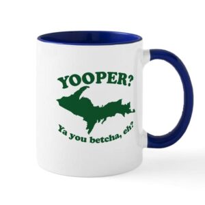 cafepress yooper mugs ceramic coffee mug, tea cup 11 oz