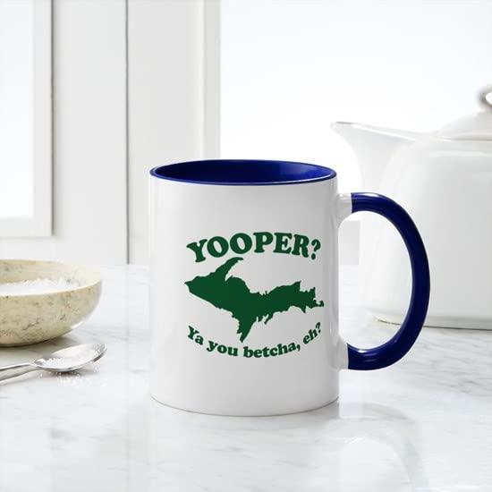 CafePress Yooper Mugs Ceramic Coffee Mug, Tea Cup 11 oz