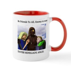cafepress xavier renegade angel mug ceramic coffee mug, tea cup 11 oz