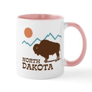 cafepress north dakota mug ceramic coffee mug, tea cup 11 oz