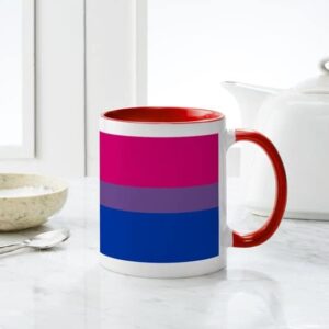 CafePress Bisexual Pride Mug Ceramic Coffee Mug, Tea Cup 11 oz