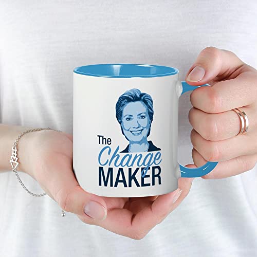 CafePress Hillary, The Change Maker Mug Ceramic Coffee Mug, Tea Cup 11 oz