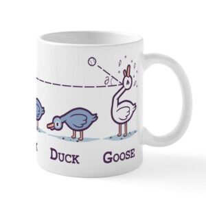 cafepress duck, duck,goose mugs ceramic coffee mug, tea cup 11 oz