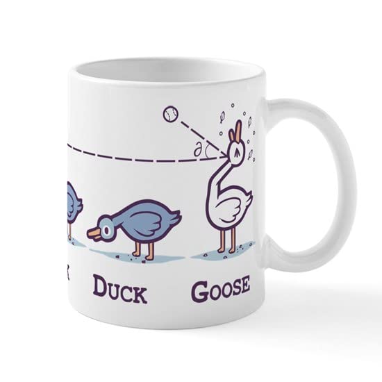 CafePress Duck, Duck,Goose Mugs Ceramic Coffee Mug, Tea Cup 11 oz