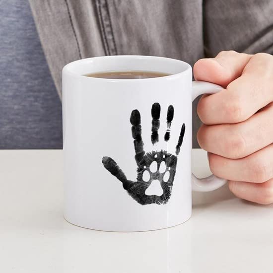 CafePress Lobo Paw Print Mug Ceramic Coffee Mug, Tea Cup 11 oz