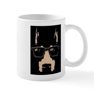 cafepress dobe glasses mug ceramic coffee mug, tea cup 11 oz