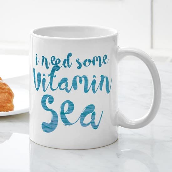 CafePress Vitamin Sea Mugs Ceramic Coffee Mug, Tea Cup 11 oz