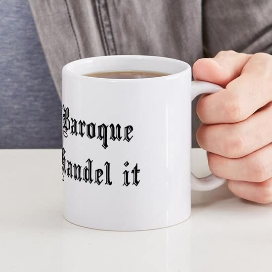 CafePress Baroque Pun Mug Ceramic Coffee Mug, Tea Cup 11 oz