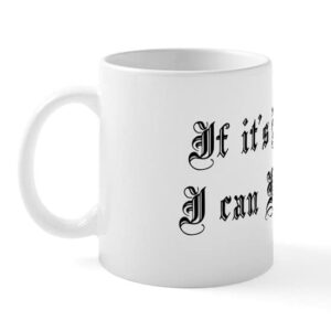 CafePress Baroque Pun Mug Ceramic Coffee Mug, Tea Cup 11 oz