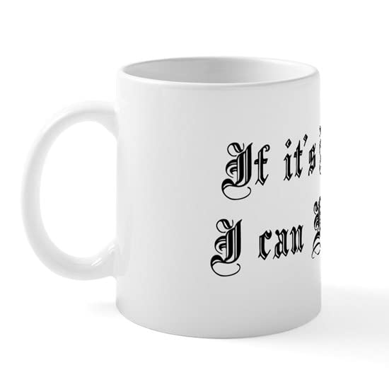 CafePress Baroque Pun Mug Ceramic Coffee Mug, Tea Cup 11 oz