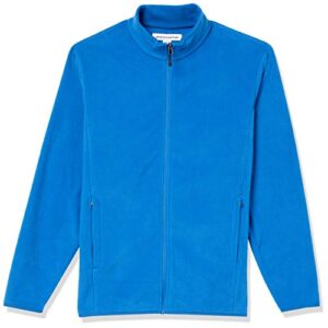 Amazon Essentials Men's Full-Zip Polar Fleece Jacket (Available in Big & Tall), Cobalt Blue, XX-Large