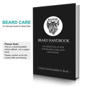 Beard Kit for Men - Beard Grooming Kit with Beard Oil, Beard Balm, Beard Brush, Beard Comb, Mustache Scissors, eBook - Beard Care Kit - Birthday Gifts for Men Dad Boyfriend Husband Brother Fiance Son