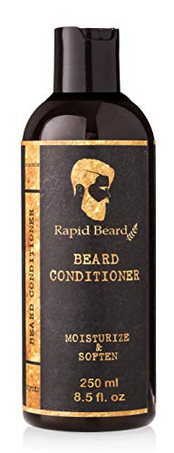 Beard Shampoo and Beard Conditioner Wash & Growth kit for Men Care - Softener & Moisturizer for Hydrating, Cleansing and Refreshing Beard and Mustache Facial Hair Gift Set (250ml / 8.5 fl oz)