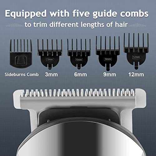 Ufree Beard Trimmer for Men, Waterproof Electric Hair Trimmer Beard Grooming Kit Mustache Trimmer Body Shaver, Cordless Hair Clippers Electric Razor for Men, Gifts for Men