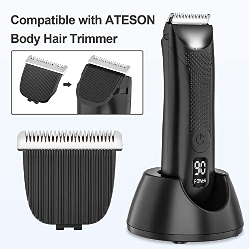 ATESON Body Hair Trimmer Ceramic Blade Head Refill, Electric Clipper Blades, Personal Shaver Replaceable Blade, 1 Pack